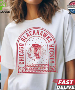 Chicago Blackhawks Uphill Stained Glass T Shirt