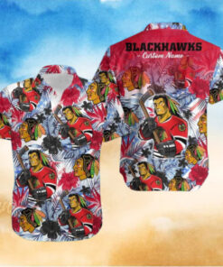 Chicago Blackhawks Warrior Spirit Hawaiian Shirt