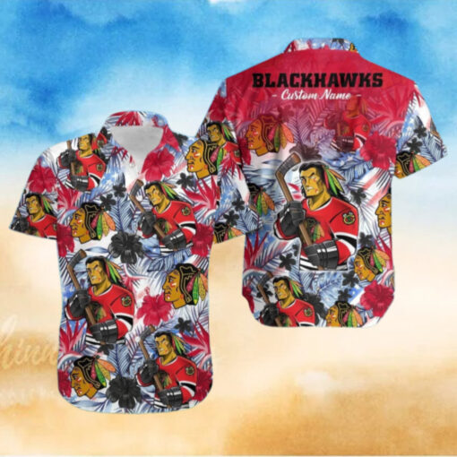 Chicago Blackhawks Warrior Spirit Hawaiian Shirt