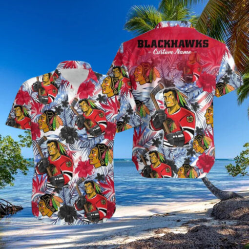 Chicago Blackhawks Warrior Spirit Hawaiian Shirt