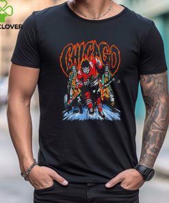 Chicago Blackhawks hockey skeletons shirt