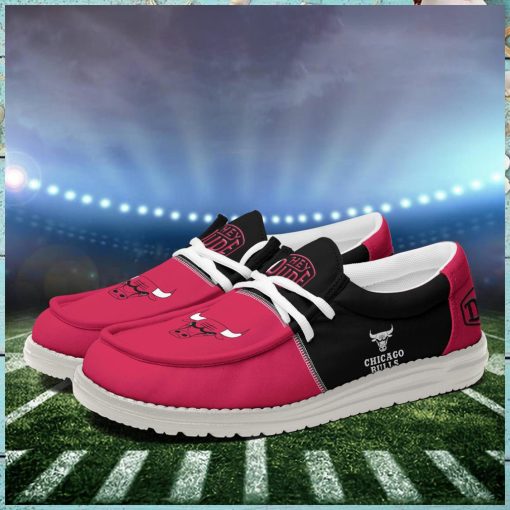 Chicago Bulls 2024 Personalized Hey Dude Shoes