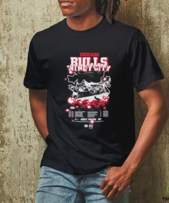 Chicago Bulls Bleacher Report x Mitchell and Ness Unisex World Tour T Shirt