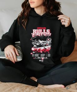 Chicago Bulls Bleacher Report x Mitchell and Ness Unisex World Tour T Shirt