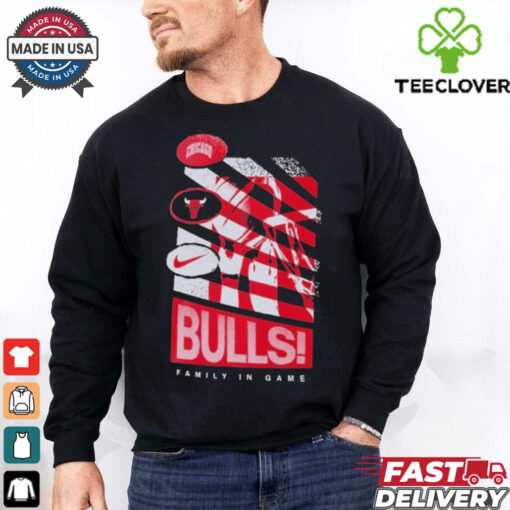 Chicago Bulls Family In Game Nike NBA T Shirts