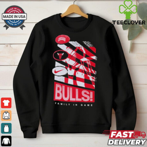 Chicago Bulls Family In Game Nike NBA T Shirts