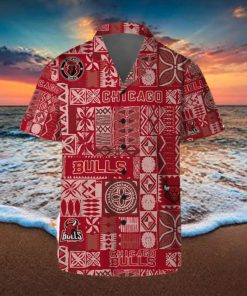 Chicago Bulls Hawaii Set Summer Pattern 3D Hawaiian Shirt And Shorts