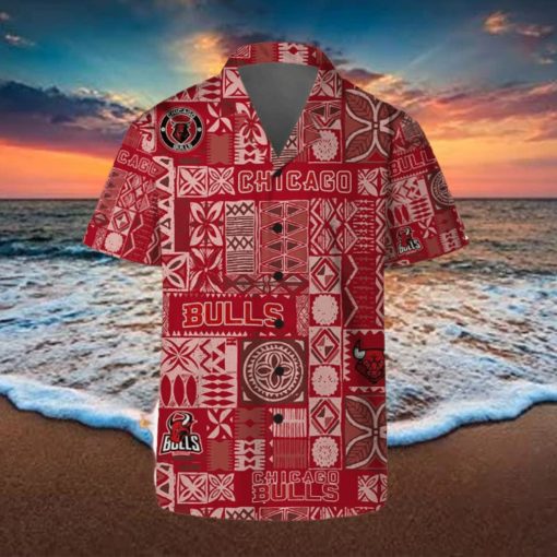 Chicago Bulls Hawaii Set Summer Pattern 3D Hawaiian Shirt And Shorts