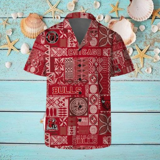 Chicago Bulls Hawaii Set Summer Pattern 3D Hawaiian Shirt And Shorts