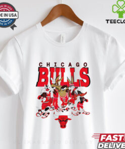 Chicago Bulls Looney Tunes Nba Basketball player cartoon shirt