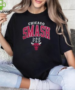 Chicago Bulls NBA x My Hero Academia All Might Smash T Shirt