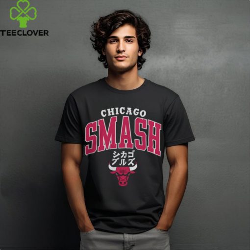 Chicago Bulls NBA x My Hero Academia All Might Smash T Shirt