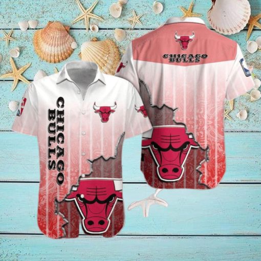 Chicago Bulls Red Hawaiian Shirt Style Gift