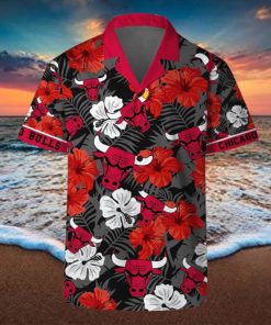 Chicago Bulls Team NBA Hawaii Set Hawaiian Shirt And Beach Short For Fans