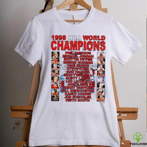 Chicago Bulls all players 1998 NBA World Champions graphic hoodie, sweater, longsleeve, shirt v-neck, t-shirt