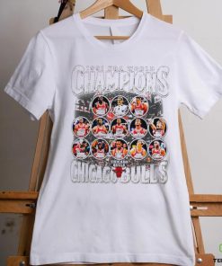 Chicago Bulls team players 1991 NBA World Champions graphic shirt