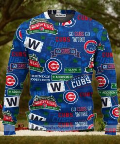 Chicago Cubs Baseball Ugly Christmas Sweaters