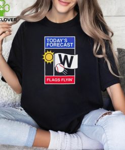 Chicago Cubs Baseball today’s forecast flags flyin’ shirt