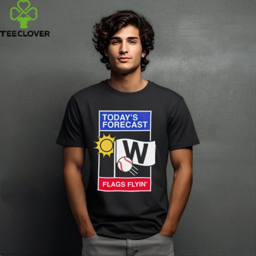 Chicago Cubs Baseball today’s forecast flags flyin’ shirt