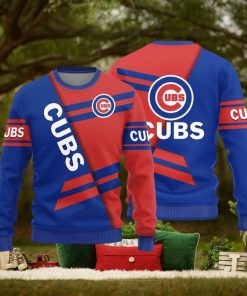 Chicago Cubs Basic Pattern Knitted Sweater For Christmas