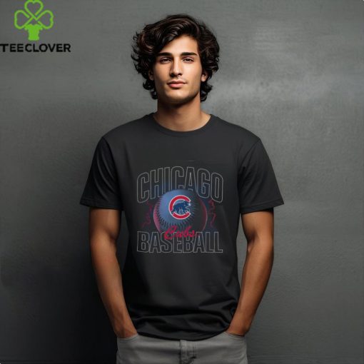 Chicago Cubs Black Match Up 2024 T Shirt