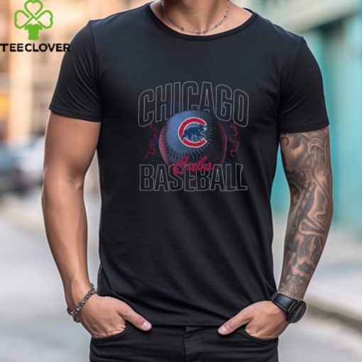 Chicago Cubs Black Match Up 2024 T Shirt