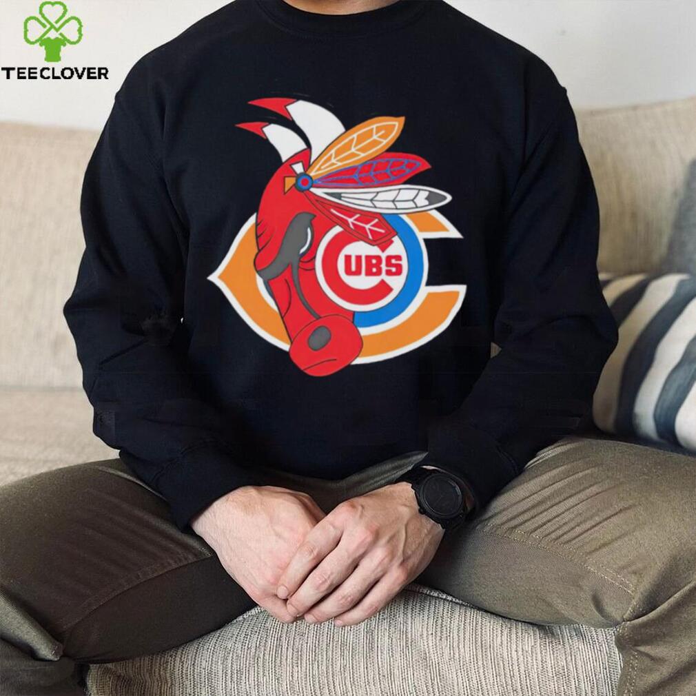 Chicago Cubs Bulls Bears Blackhawks Logo shirt, hoodie, sweater