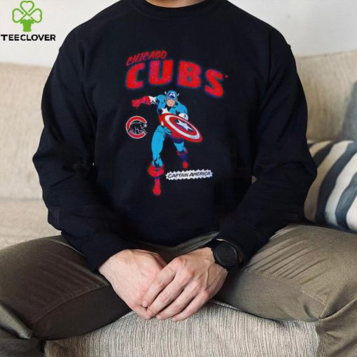 Chicago Cubs Captain America Marvel retro hoodie, sweater, longsleeve, shirt v-neck, t-shirt