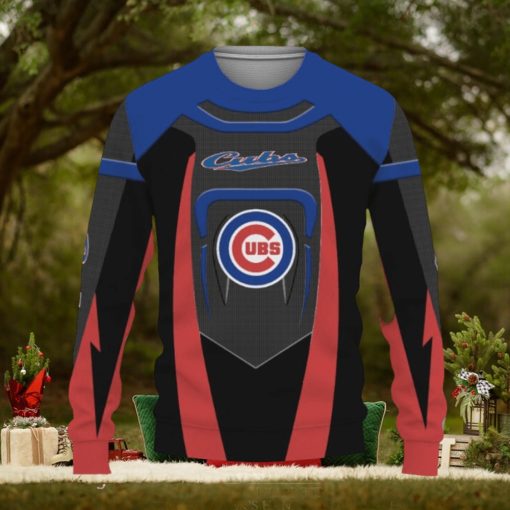 Chicago Cubs Champion Football Sport Spirit Team Knitted Xmas Sweater Gift Holidays