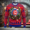 Black And White Skeleton Ugly Christmas 3D Sweater AOP