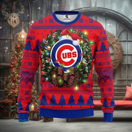 Chicago Cubs Christmas Ugly Sweater