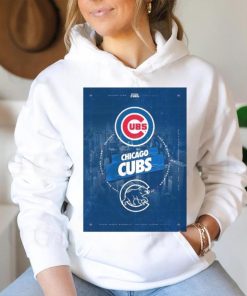 Chicago Cubs City Skyline Poster Shirt