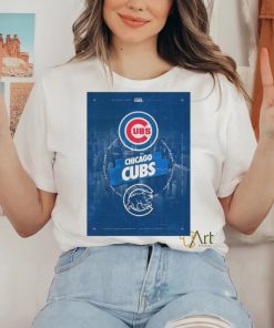 Chicago Cubs City Skyline Poster Shirt