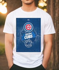 Chicago Cubs City Skyline Poster Shirt