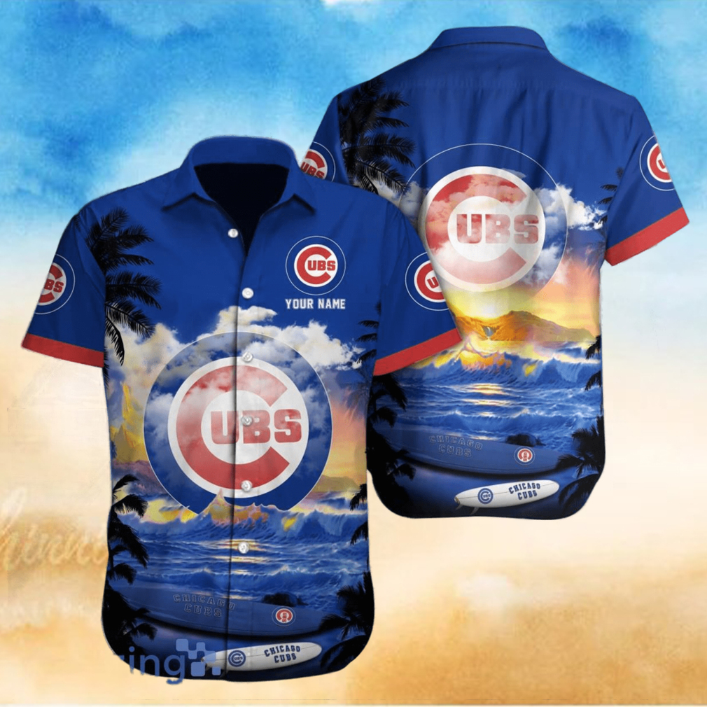 Chicago Cubs Custom Name Hawaiian Shirt Best Gift For Men And Women Chicago Cubs Custom Name Hawaiian Shirt Best Gift For Men And Women