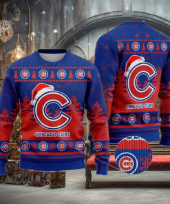 Chicago Cubs Funny Christmas Ugly Sweater