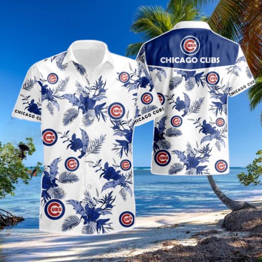Chicago Cubs Hawaiian With Floral Summer Vacation 3D Summer Beach Hawaiian Shirt And Short