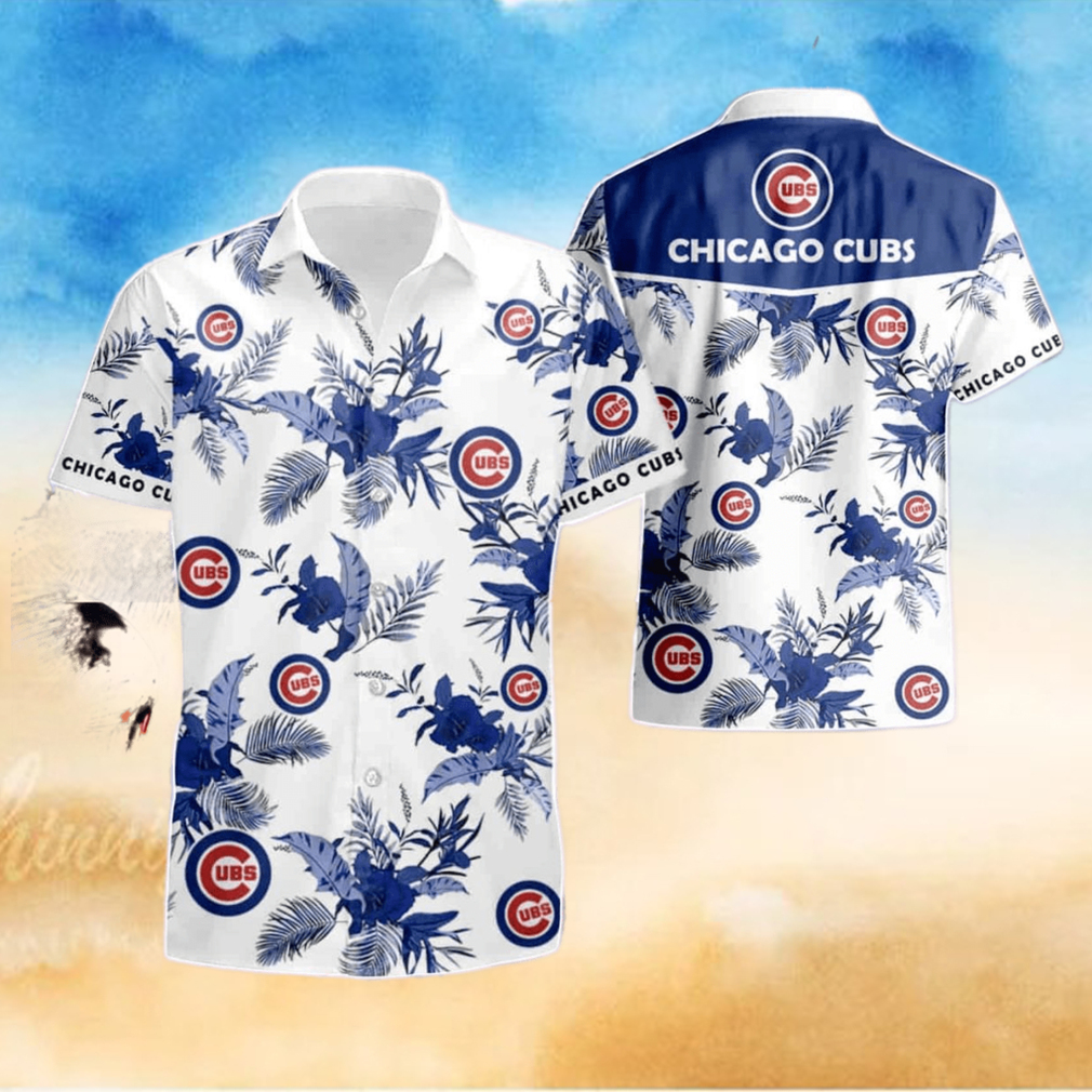 Chicago Cubs Hawaiian With Floral Summer Vacation 3D Summer Beach Hawaiian Shirt And Short Chicago Cubs Hawaiian With Floral Summer Vacation 3D Summer Beach Hawaiian Shirt And Short