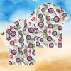 Chicago White Sox Brown Yellow Hibiscus White Background 3D Hawaiian Shirt Gift For Fans