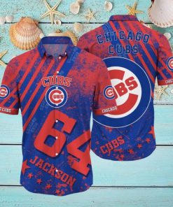 Chicago Cubs MLB Custom Number And Name Traditional 3D Hawaiian Shirt For Men Women