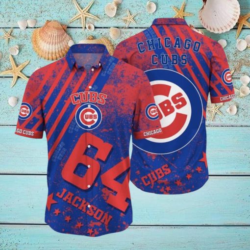 Chicago Cubs MLB Custom Number And Name Traditional 3D Hawaiian Shirt For Men Women