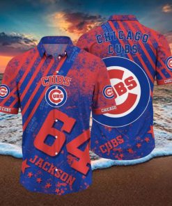 Chicago Cubs MLB Custom Number And Name Traditional 3D Hawaiian Shirt For Men Women