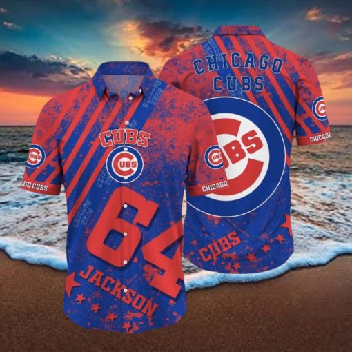 Chicago Cubs MLB Custom Number And Name Traditional 3D Hawaiian Shirt For Men Women