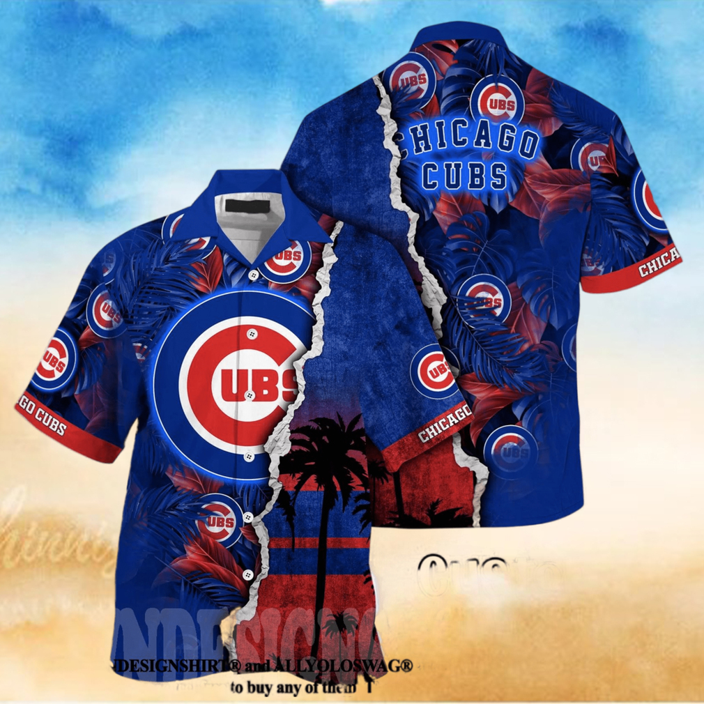 Chicago Cubs MLB Floral Classic Full Printing Hawaiian Shirt Chicago Cubs MLB Floral Classic Full Printing Hawaiian Shirt