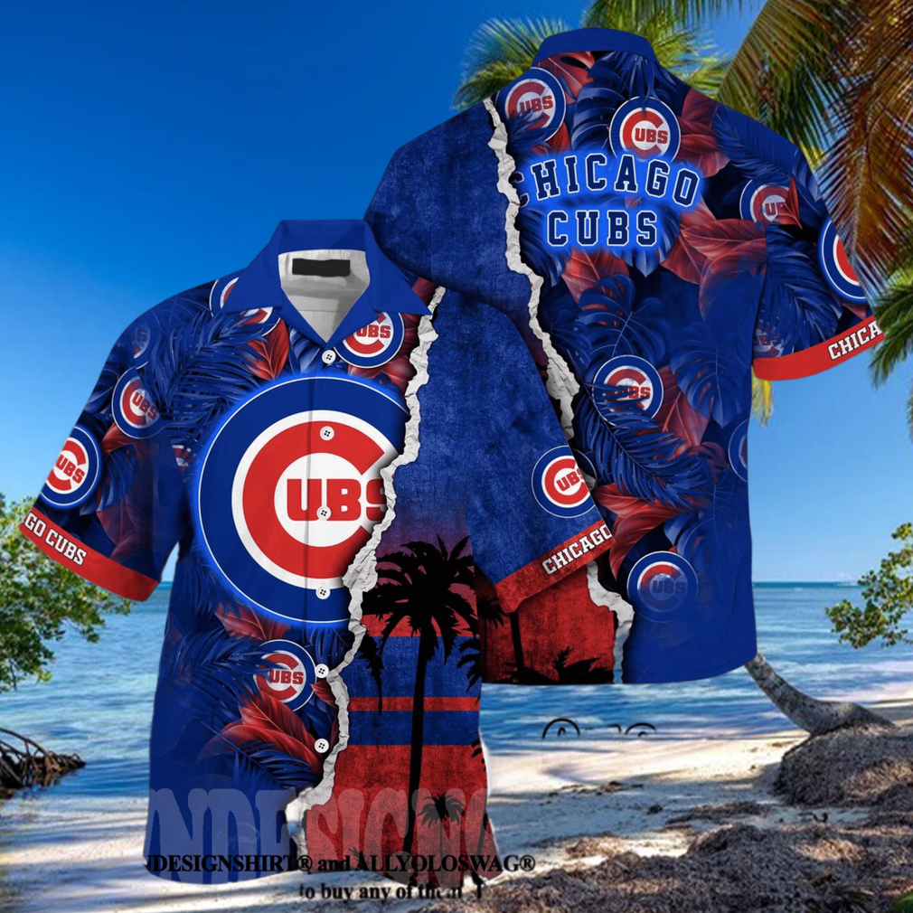 Chicago Cubs MLB Floral Classic Full Printing Hawaiian Shirt