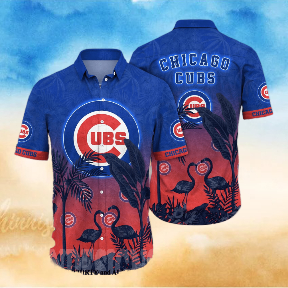 Chicago Cubs MLB Flower Classic All Over Print Hawaiian Shirt Chicago Cubs MLB Flower Classic All Over Print Hawaiian Shirt
