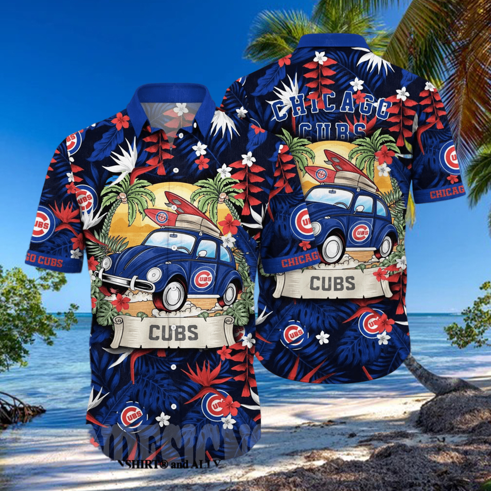 Chicago Cubs MLB Flower Classic Hawaiian Shirt Chicago Cubs MLB Flower Classic Hawaiian Shirt