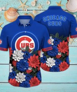 Chicago Cubs MLB Flower Hawaii Shirt And Tshirt For Fans