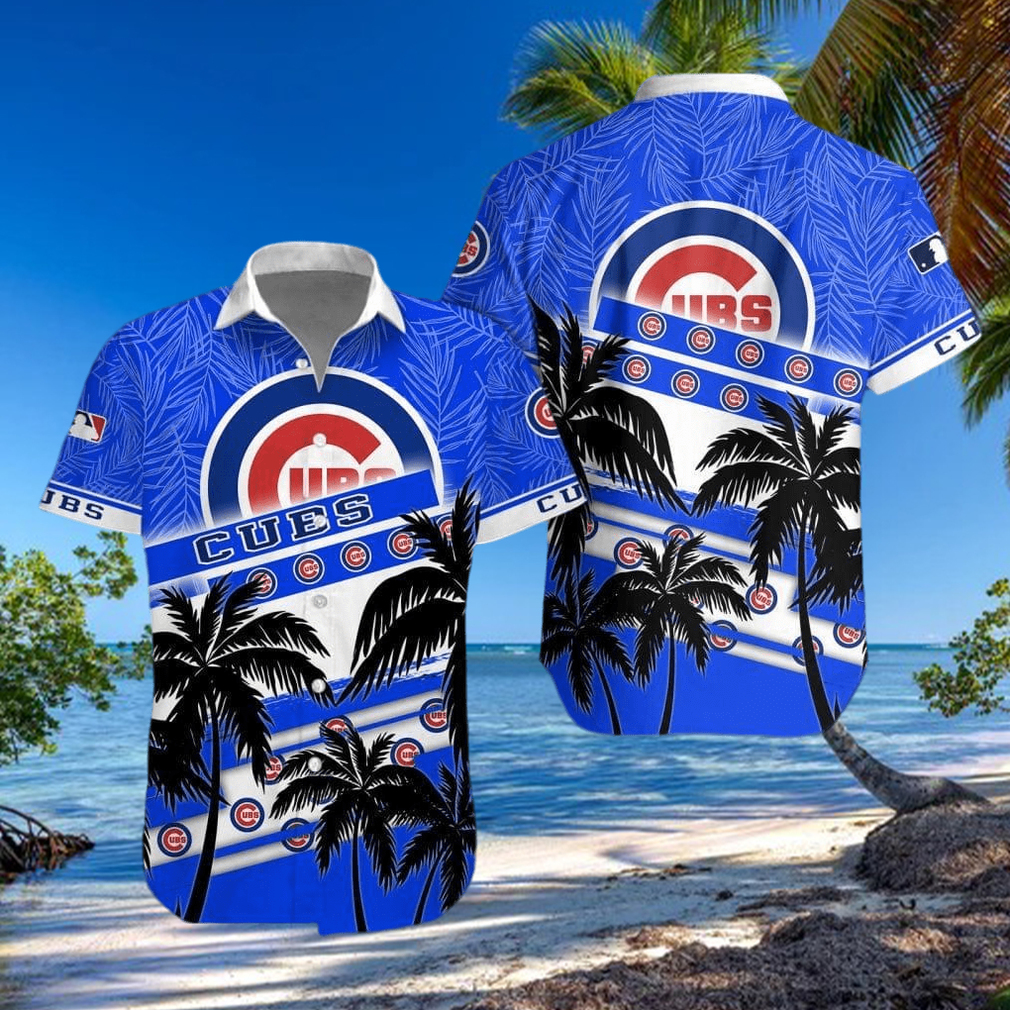 Chicago Cubs MLB Logo Hawaiian Shirt And Short Set Men Women
