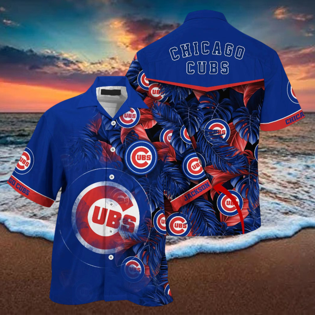 Custom Name Chicago Cubs MLB Aloha Hawaiian Shirt For Mens Womens